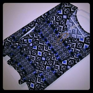 Boutique Aztec Printed Blouse